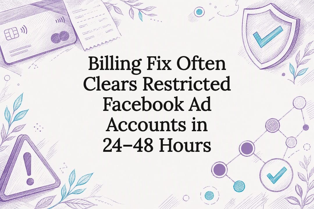 Billing restriction verification title card