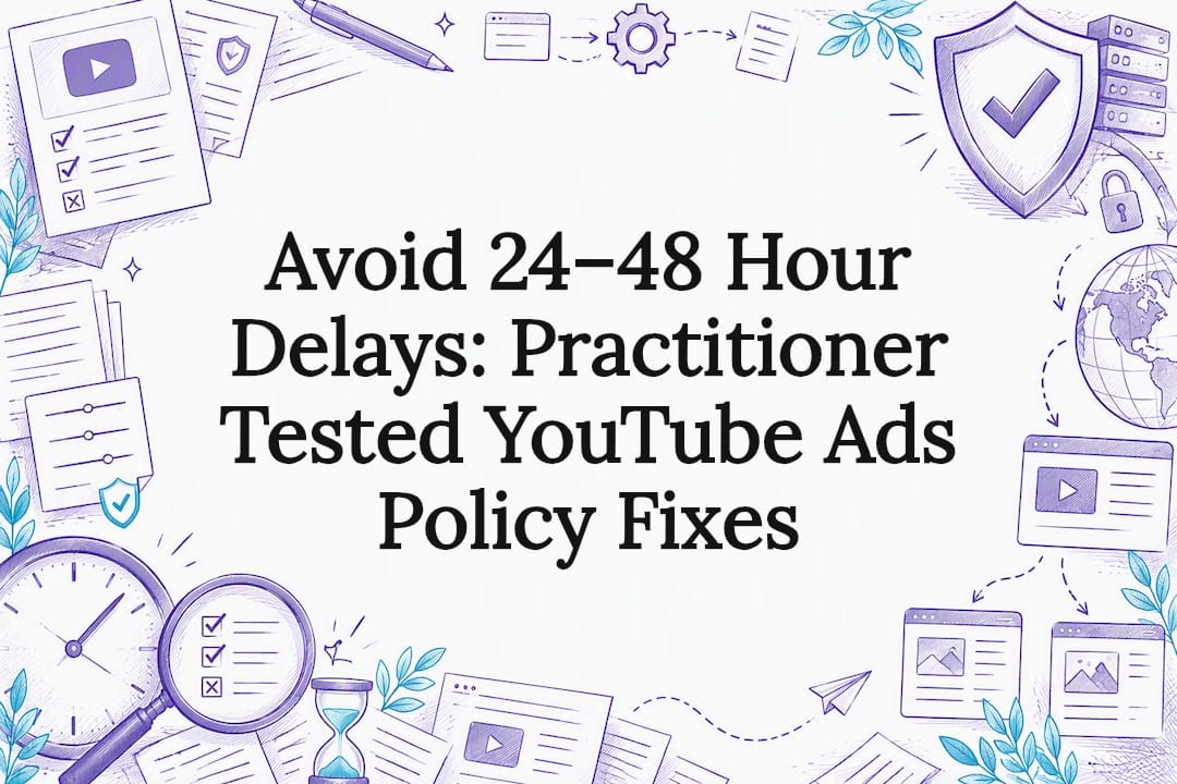 Decorative YouTube ads policy title card