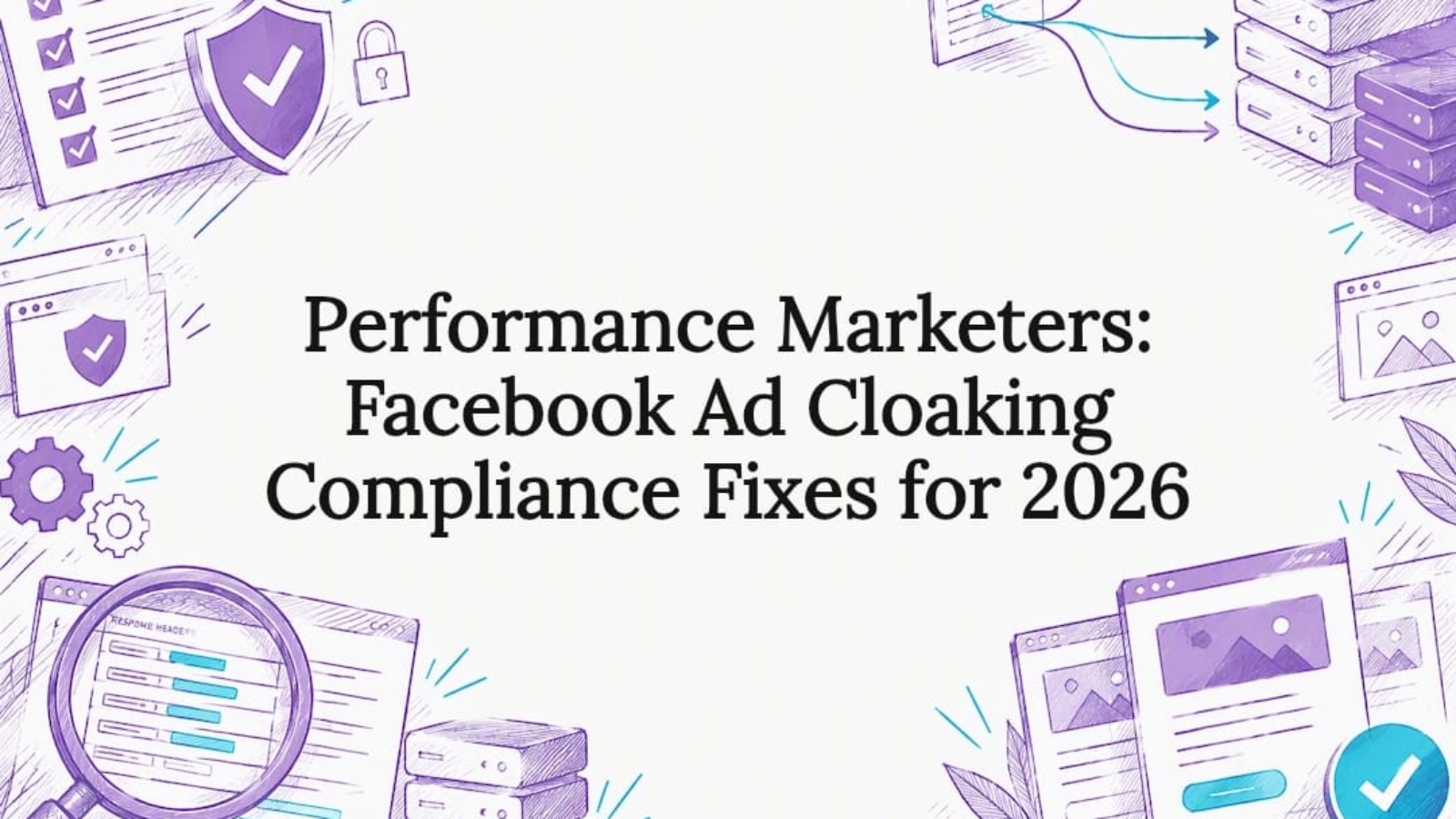 Decorative Facebook ad compliance title card