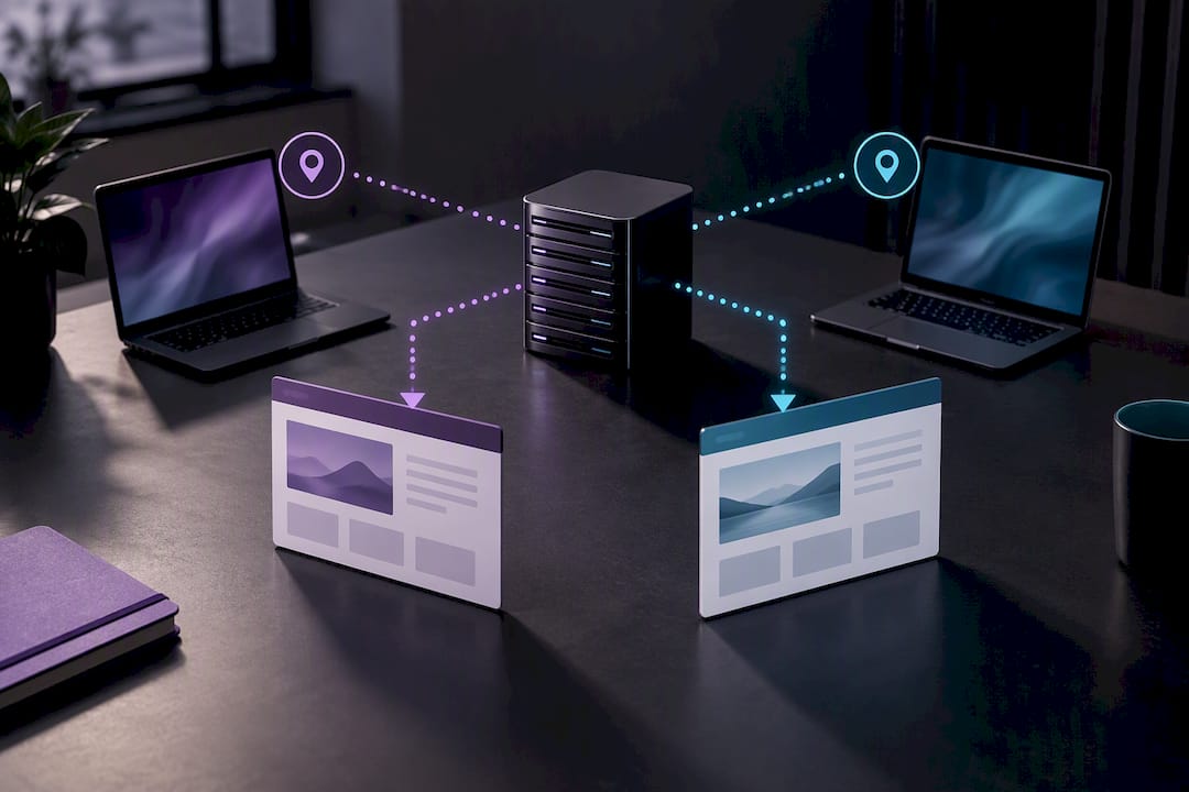 Illustration of parallel ad path auditing