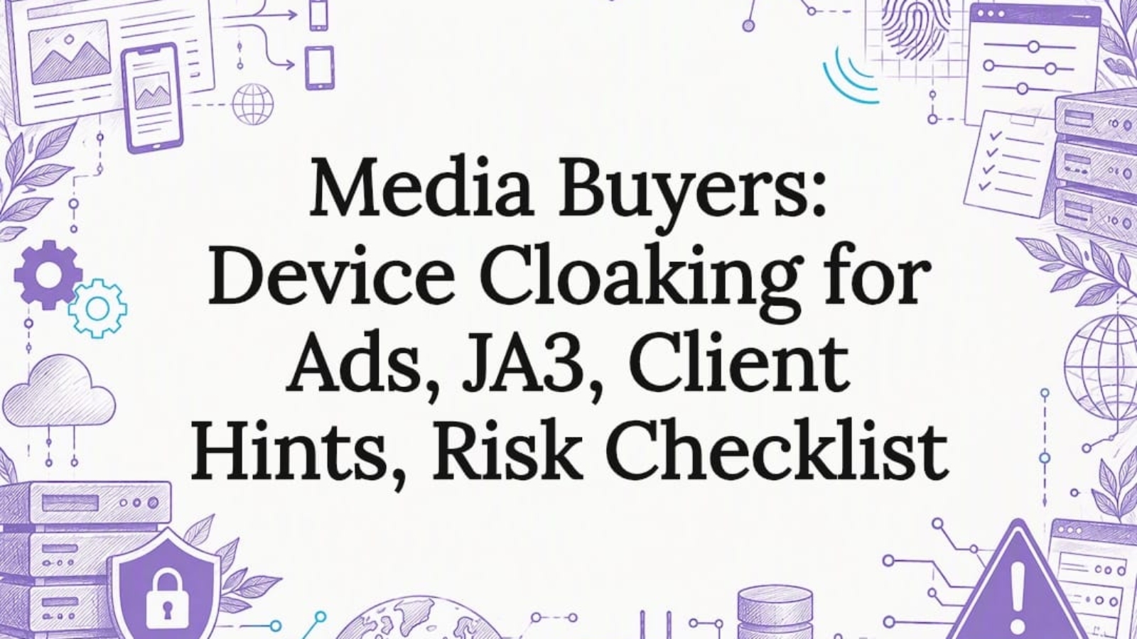 Device cloaking advertising title card