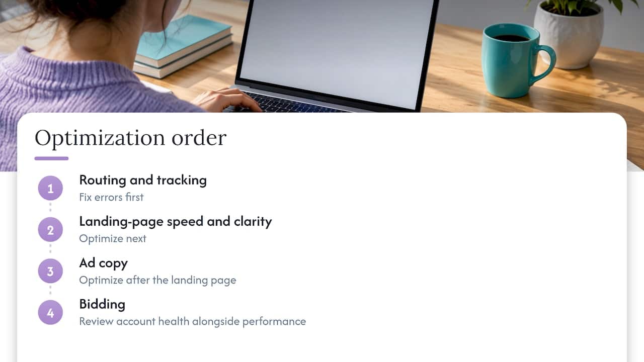 Campaign optimization priorities in sequence