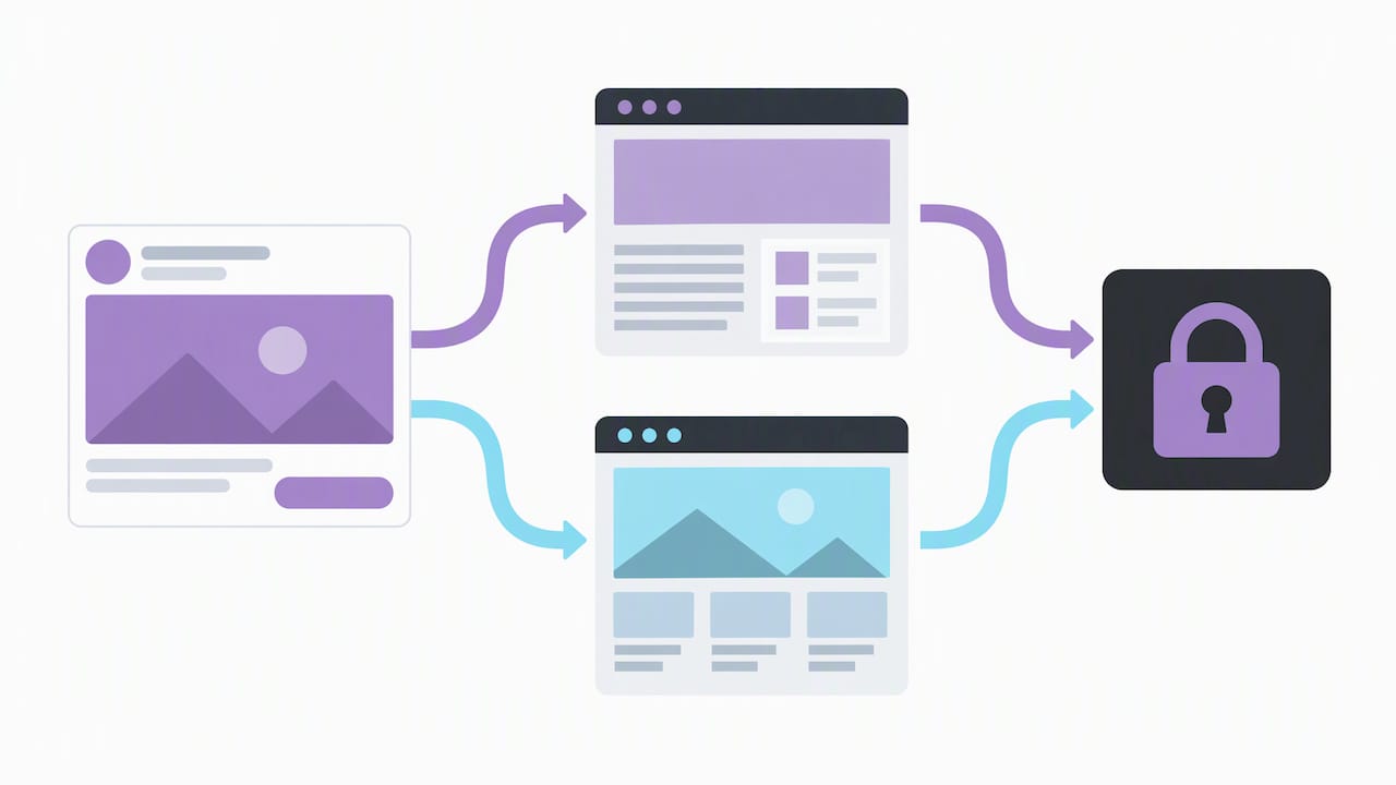 Different ad destinations lead to account suspension
