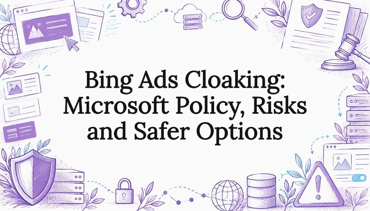 Hand-drawn advertising policy title card